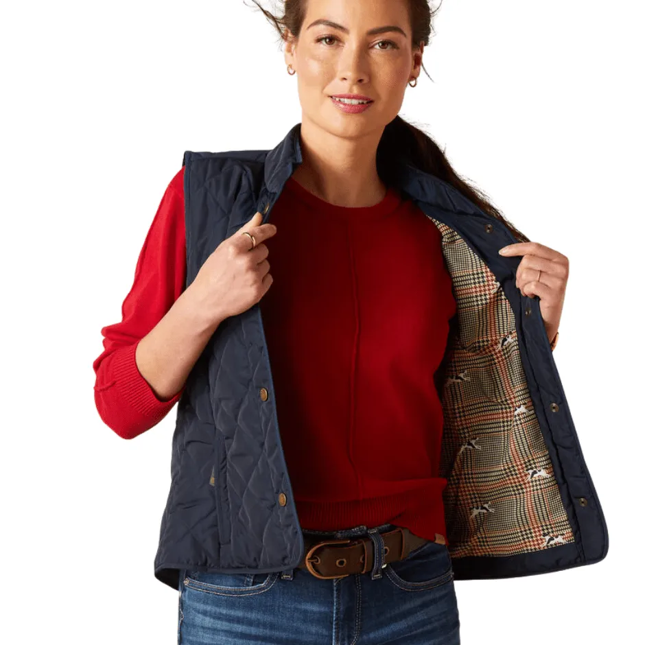 Ariat Ladies Woodside Vest - Navy