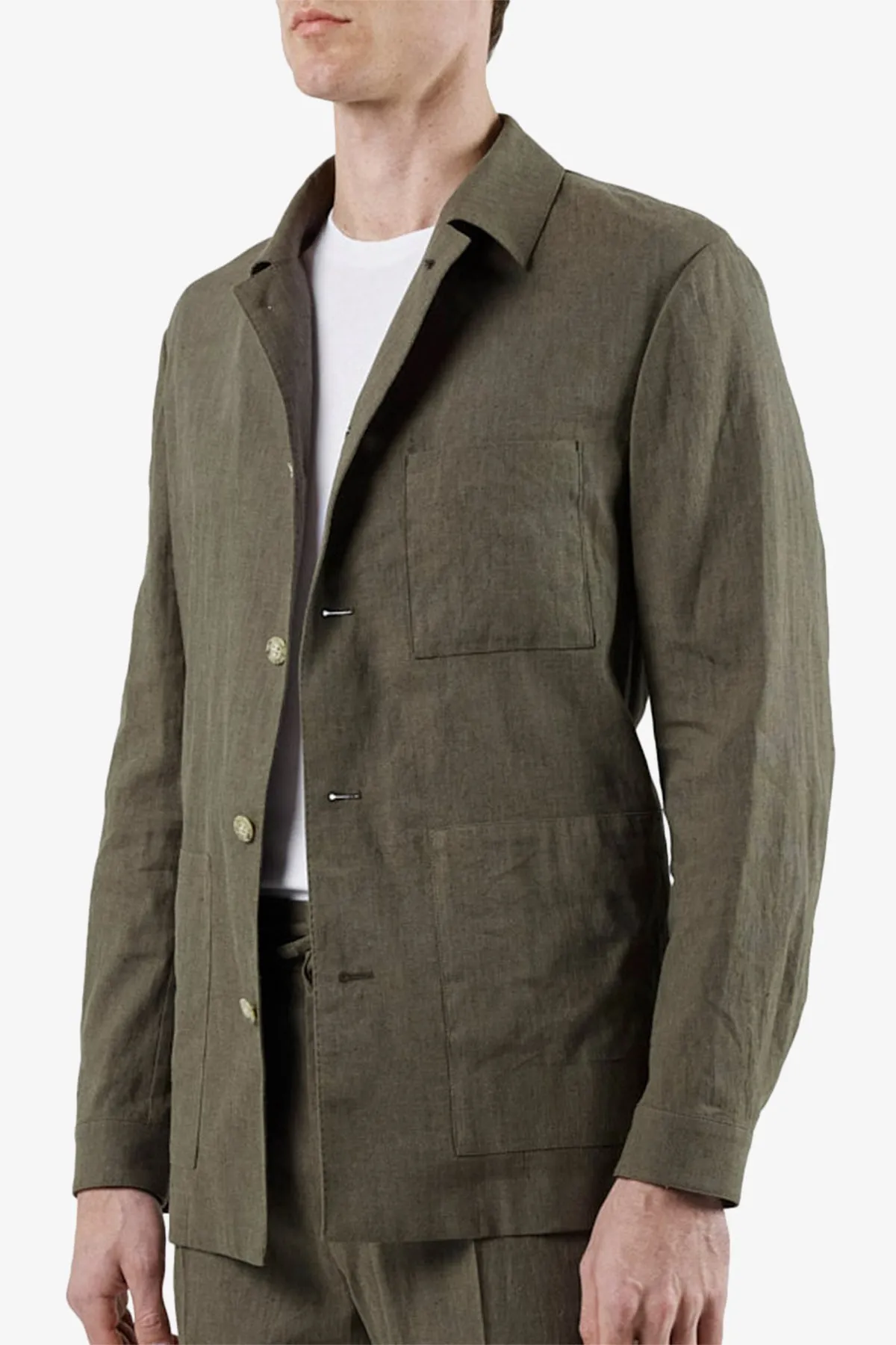 Arienzo - Khaki Shirt Jacket