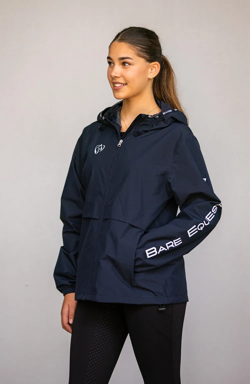 BARE Winter Series - Unisex Kali Lightweight Waterproof Short Jacket - Navy