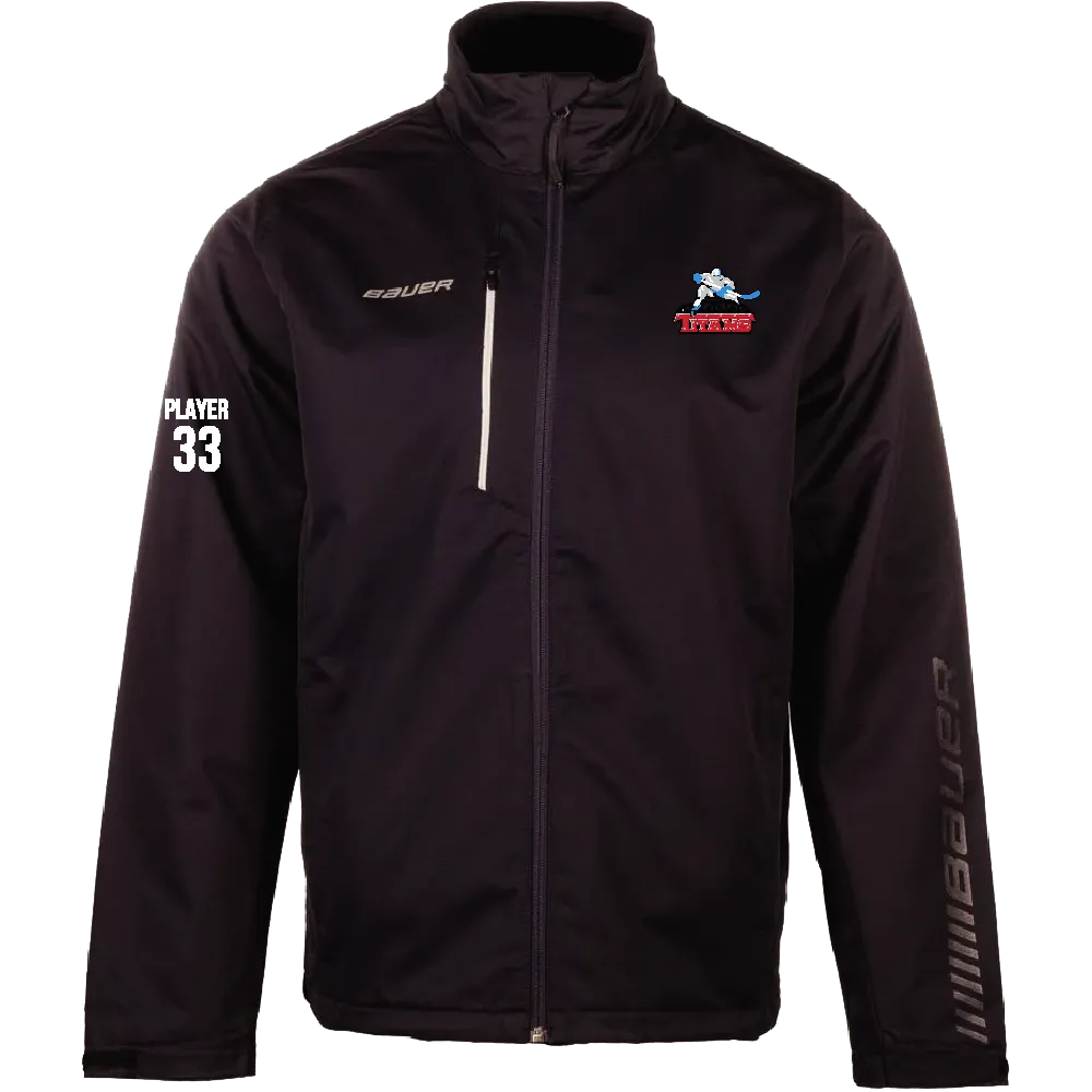 Bauer S24 Adult Lightweight Warm Up Jacket - NJ Titans