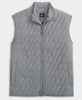 Belfry Quilted Puffer Vest in Concrete by Johnnie-O