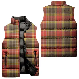 Buchanan Old Set Weathered Tartan Sleeveless Puffer Jacket