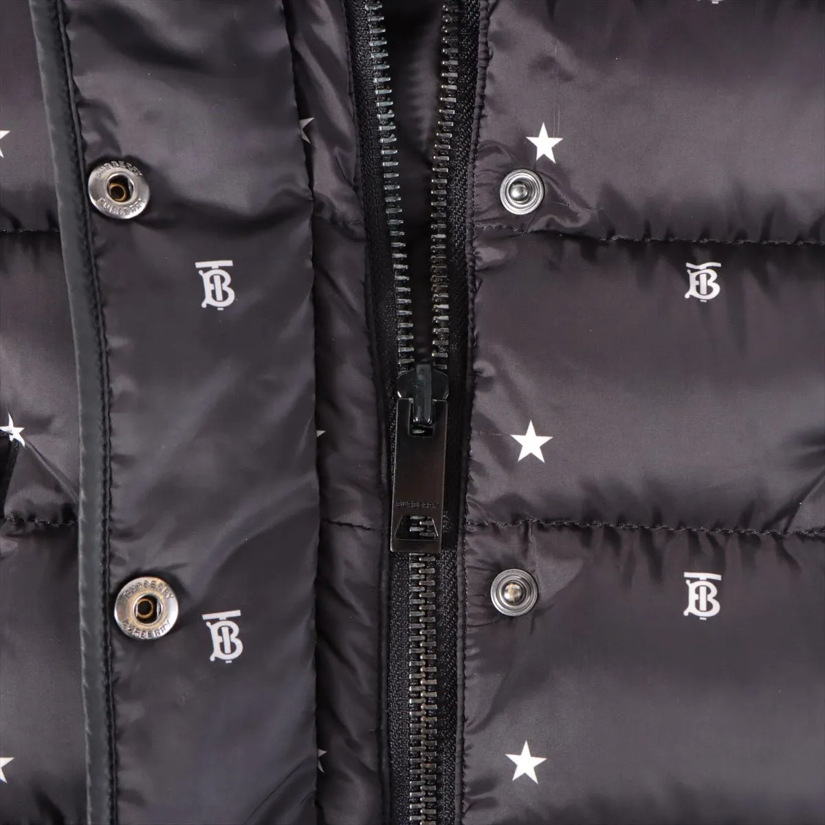 Burberry Kids TB Star Logo Down Vest Black