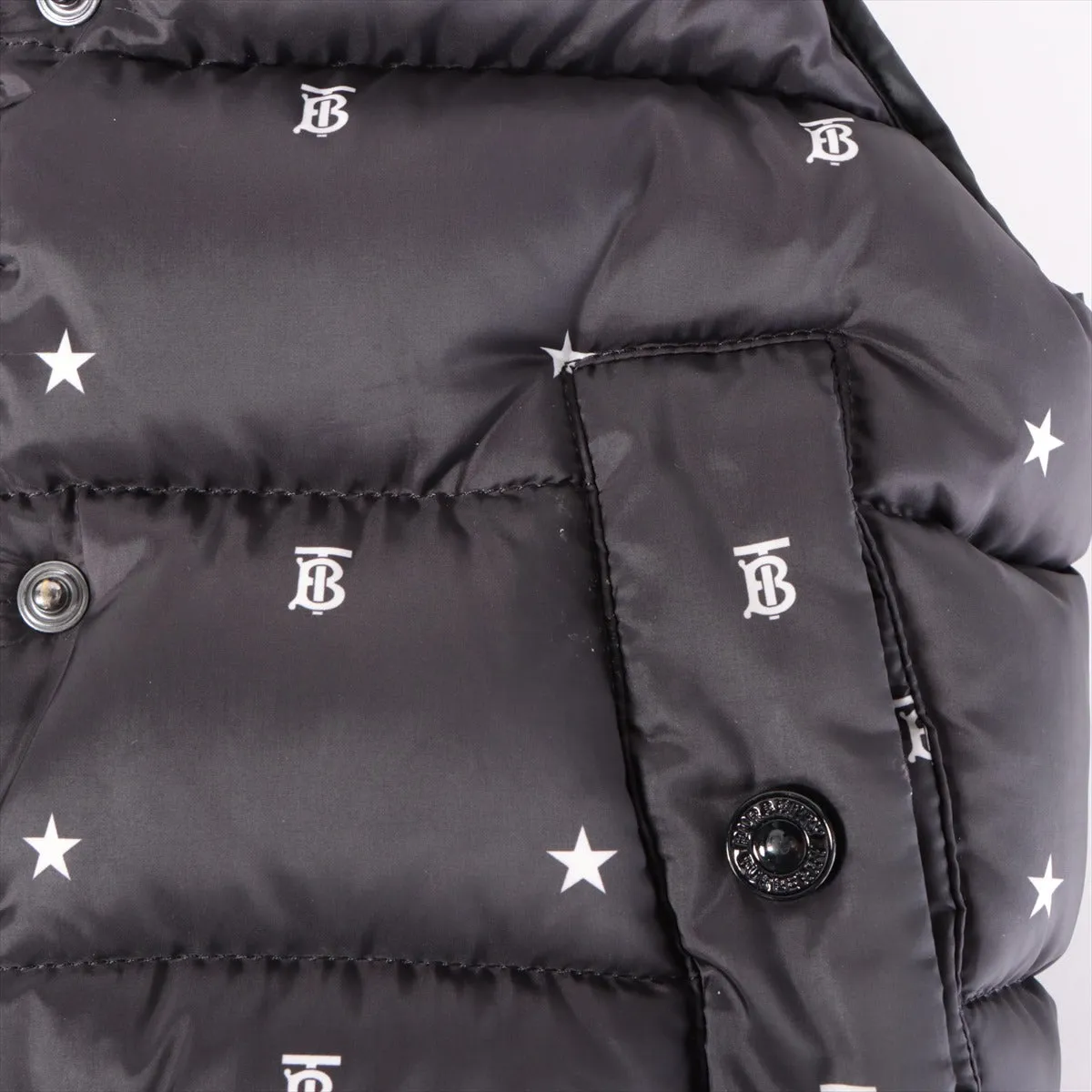 Burberry Kids TB Star Logo Down Vest Black