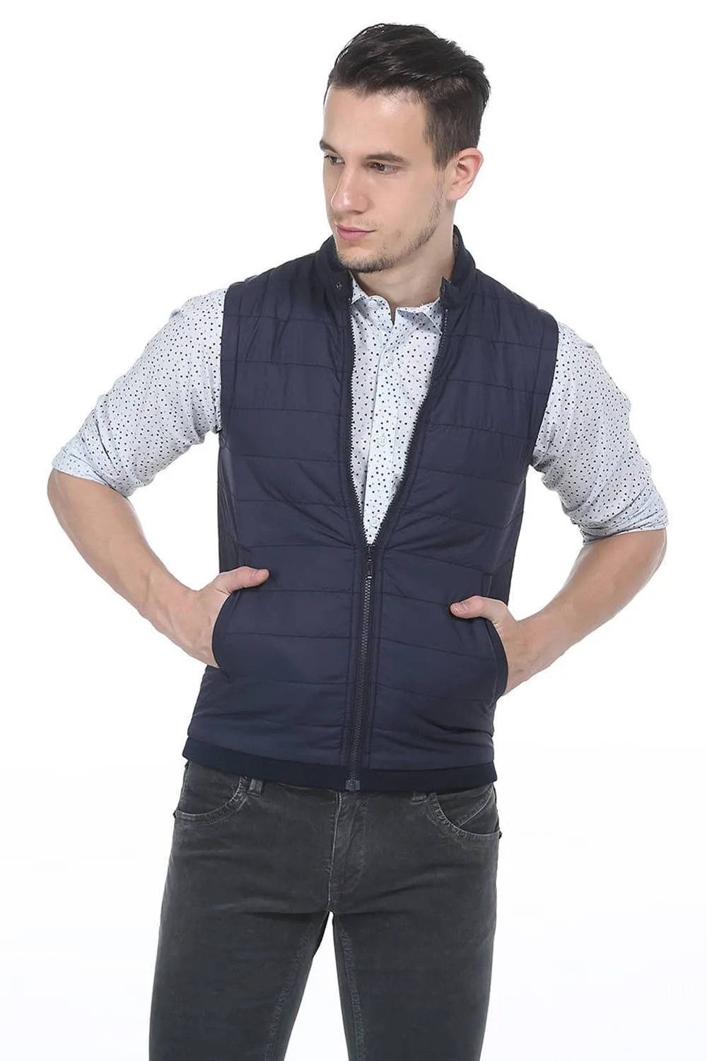 Comfort Fit Sleeveless Polyfill Jacket