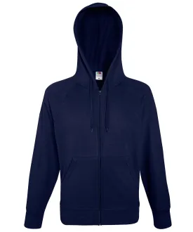 Deep Navy - Lightweight hooded sweatshirt jacket