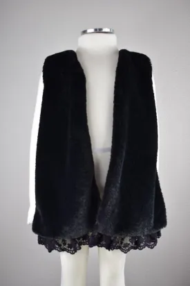 Long Faux Fur Vest