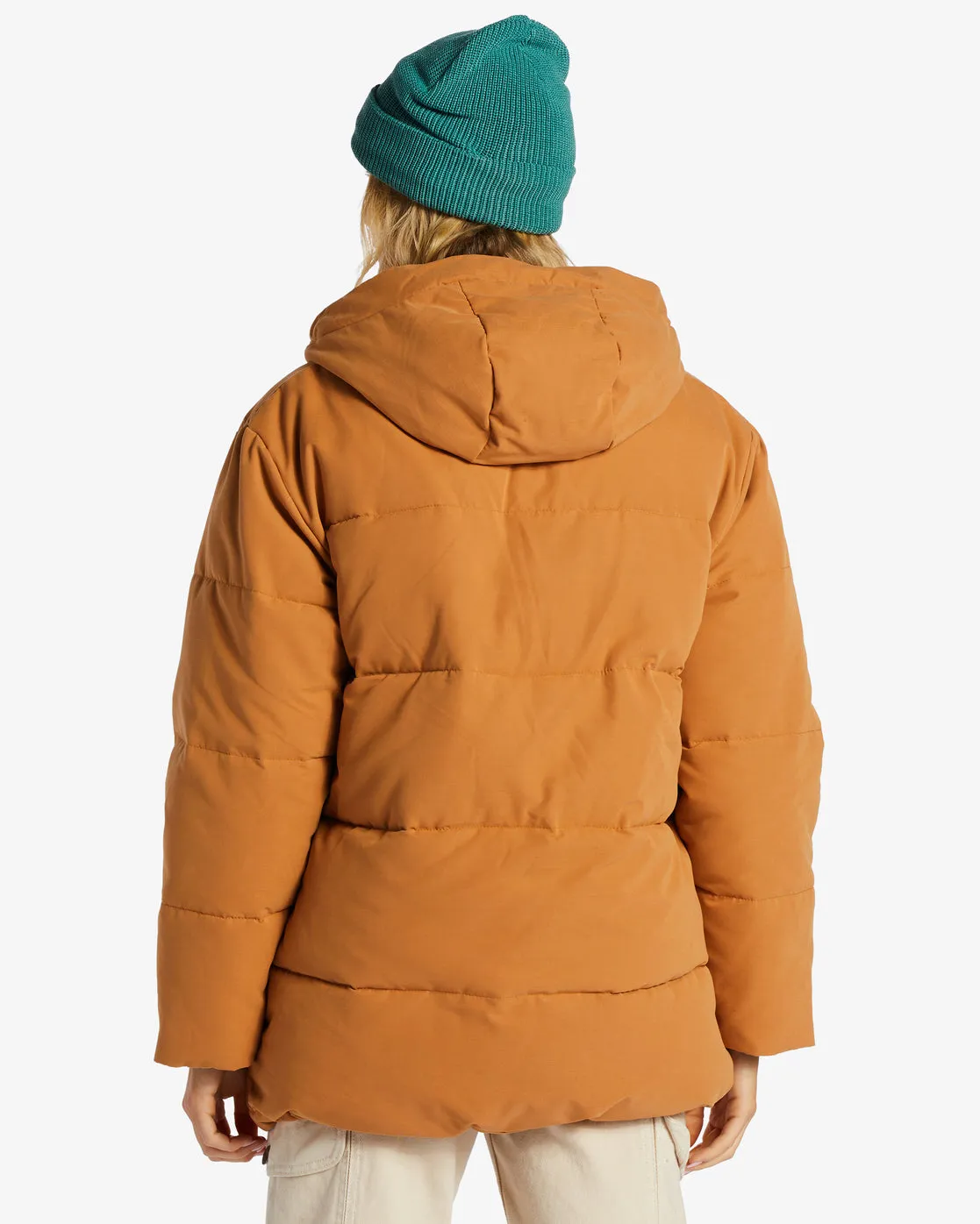 Love On You Hooded Jacket - Caramel