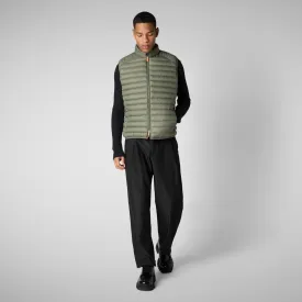 Men's  Animal free Puffer Vest Adam in Swamp Green