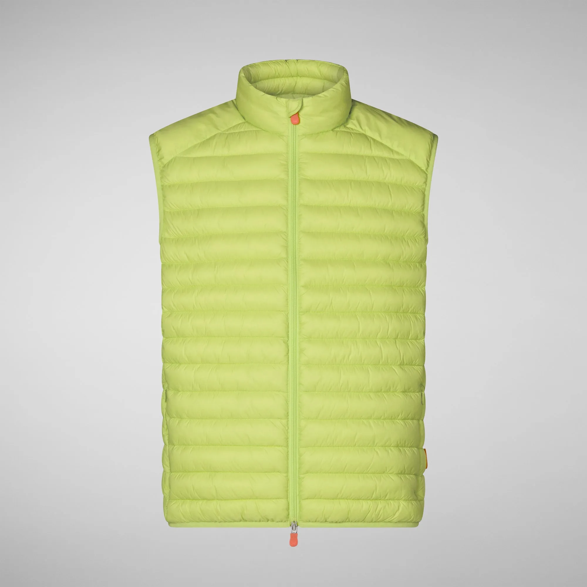 Adams Premium Lichen Green Puffer Vest for Men