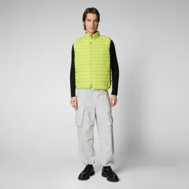 Adams Premium Lichen Green Puffer Vest for Men