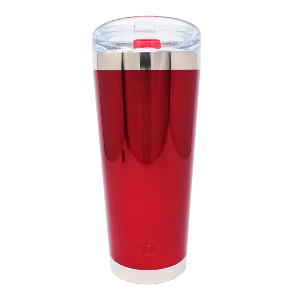 MyBevi 26 oz. Classic Chrome Mirror Tumbler - Customizable