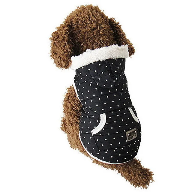 Pet Coat Design Star Soft Cotton Blend Winter Warm