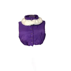 PURPLE PUFFER VEST