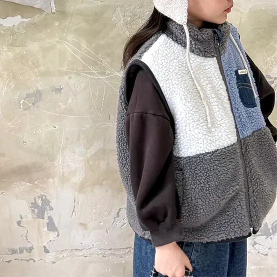 Sherpa Colorblock Vest