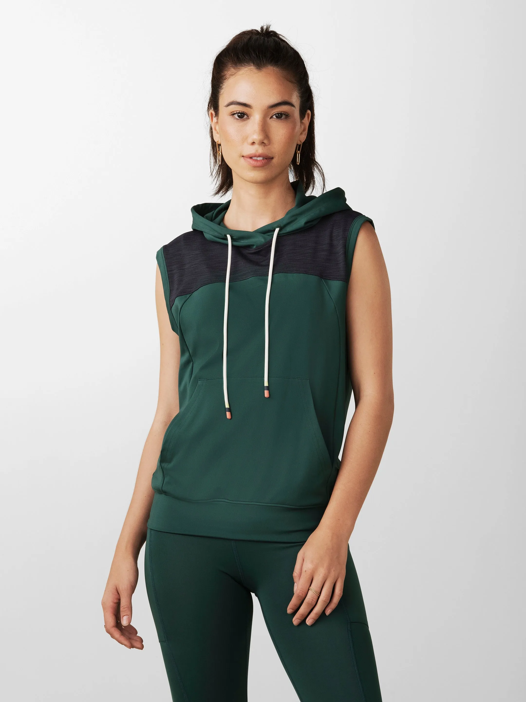 Sleeveless Warm Up Hoodie