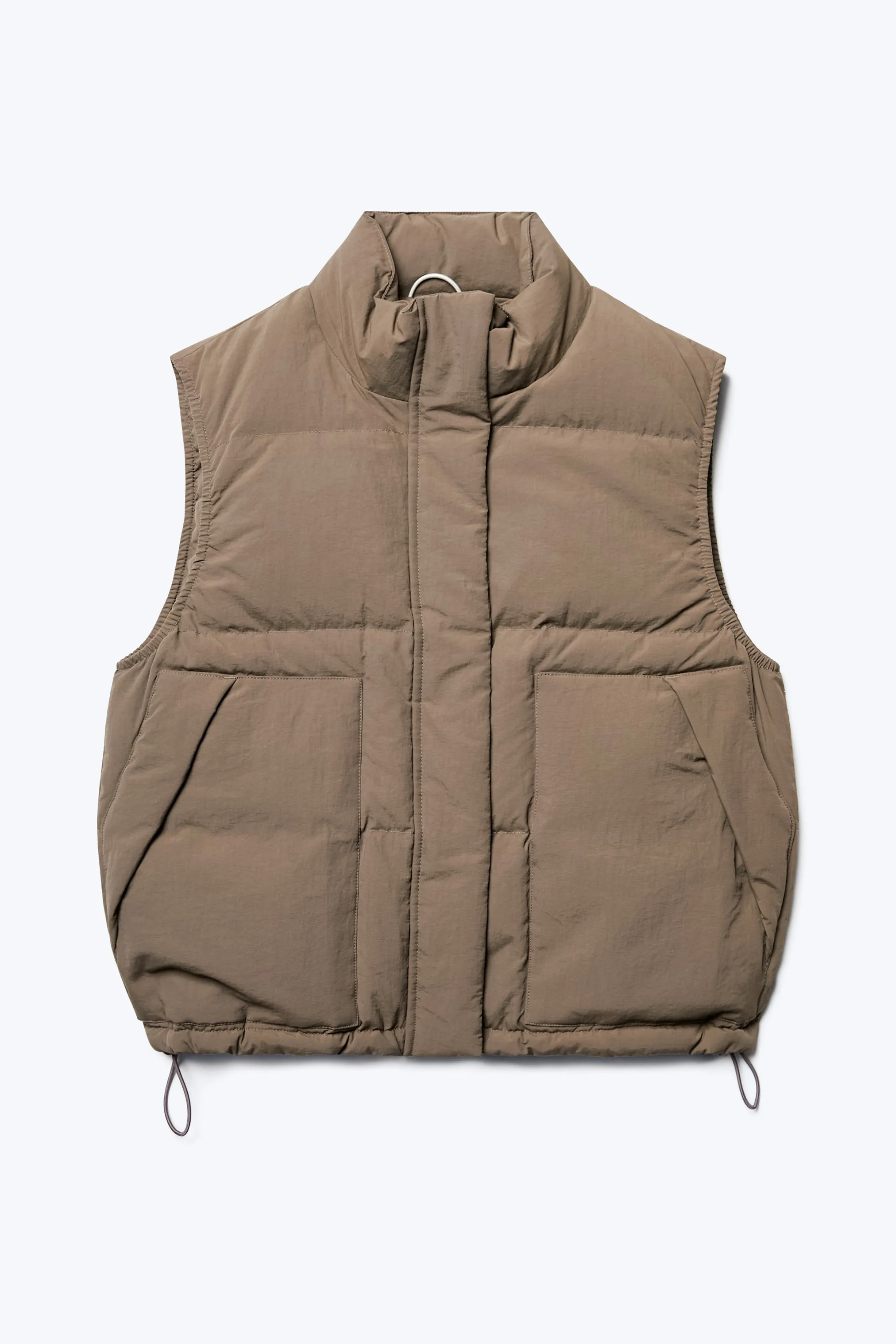 Stay Quilted Vest Brown