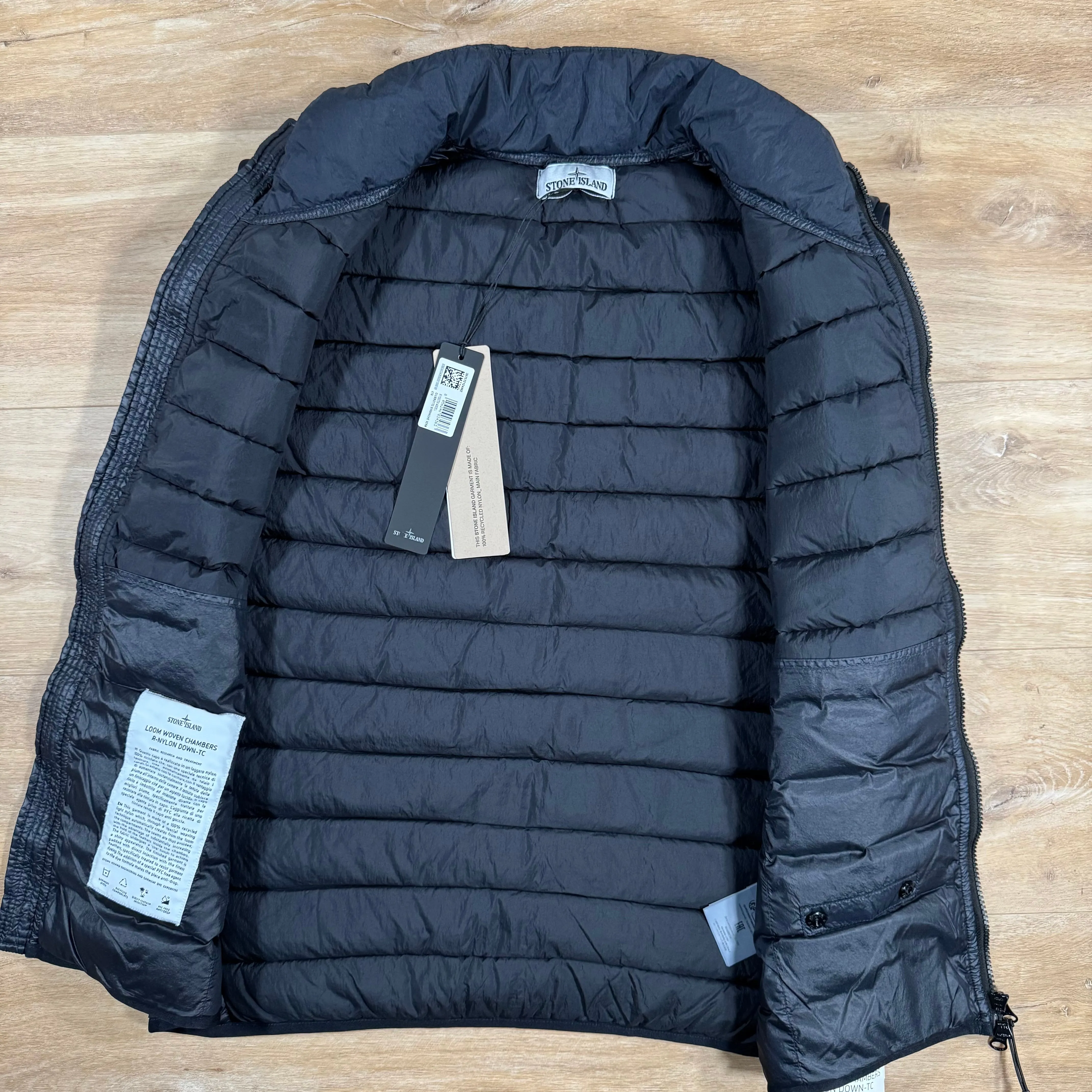 Stone Island Nylon Down-TC Light Vest in Navy