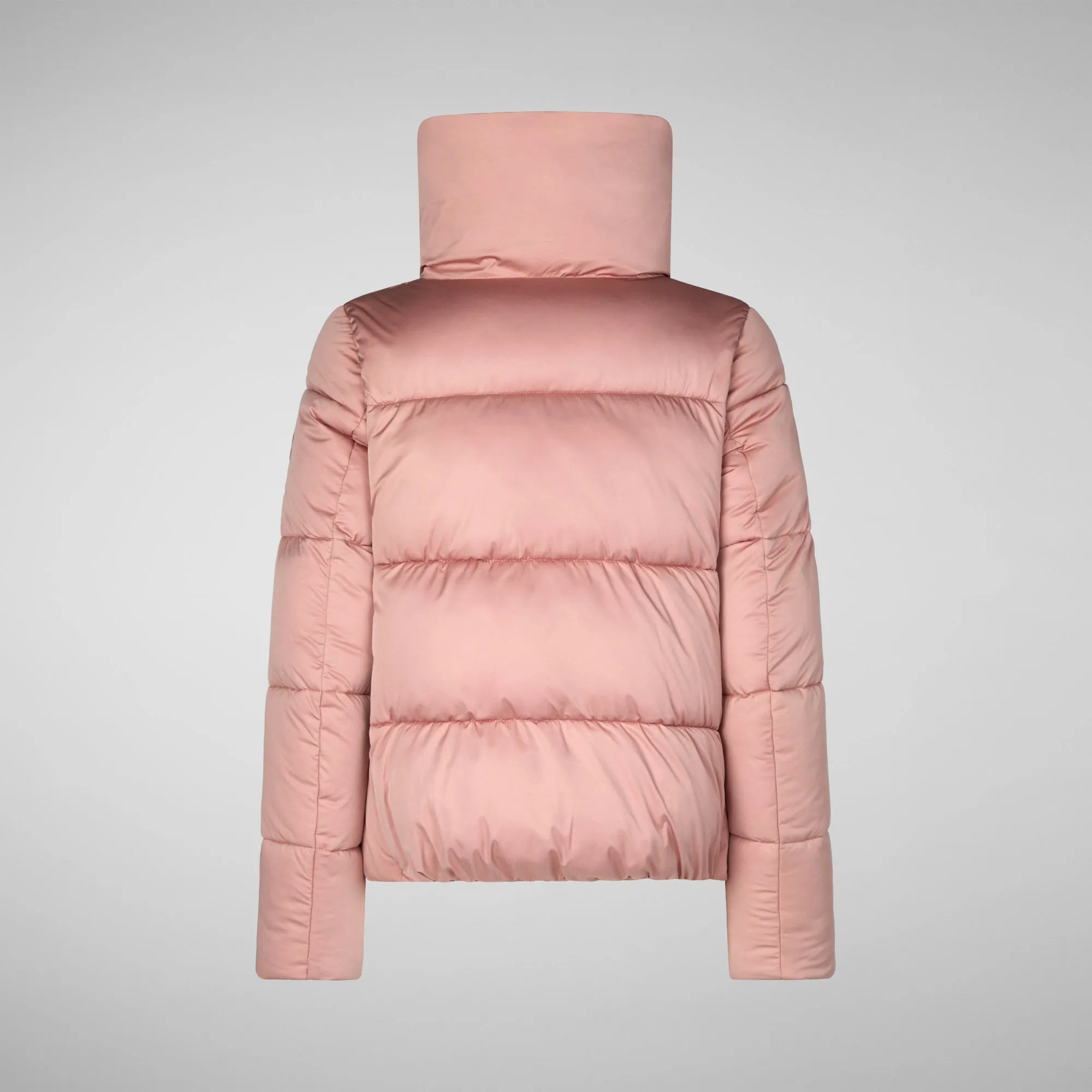 Women's animal free Puffer jacket Felicity in MISTY ROSE